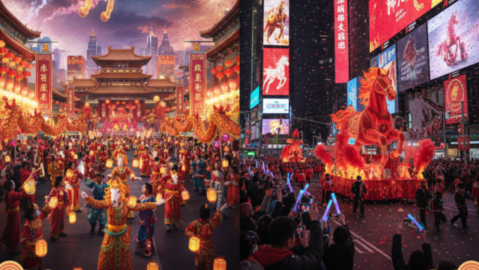 Lunar New Year 2026 celebrated worldwide with fire horse festivities global