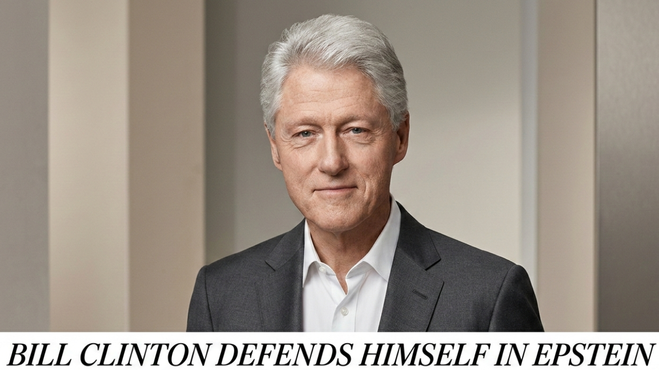 Bill Clinton Defends Himself in Epstein