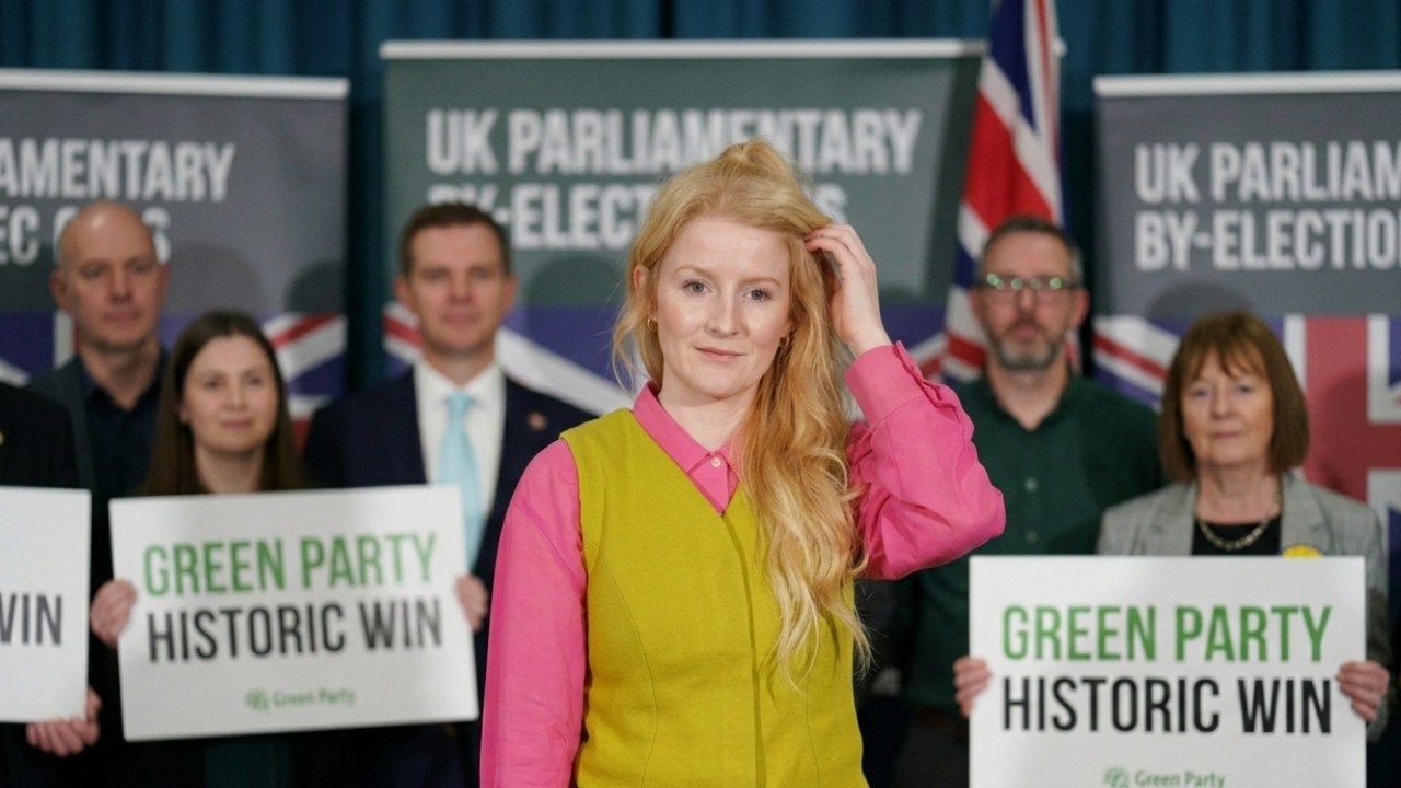 Green Party Secures Historic UK By-Election Victory, Labour Slips to Third Place