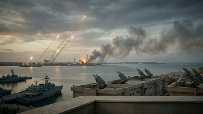 Iran Launches Missile Barrage on US Bases in Gulf Following Joint US-Israel Strikes