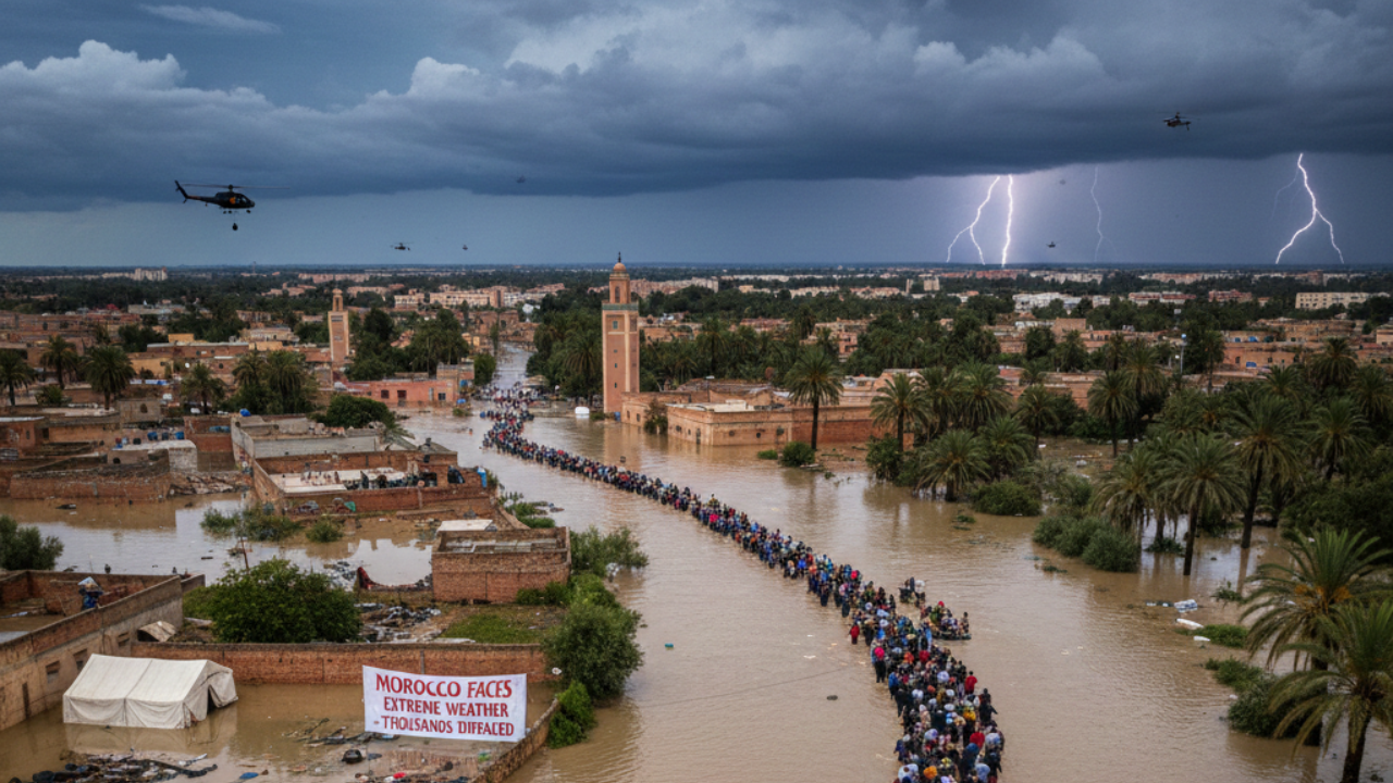 Severe Flooding Displaces Thousands as Morocco Faces Extreme Weather