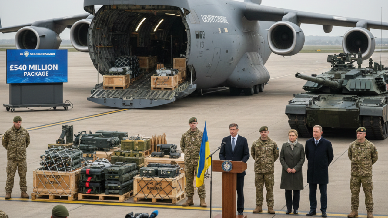 UK Announces £540 Million Military Aid Package for Ukraine