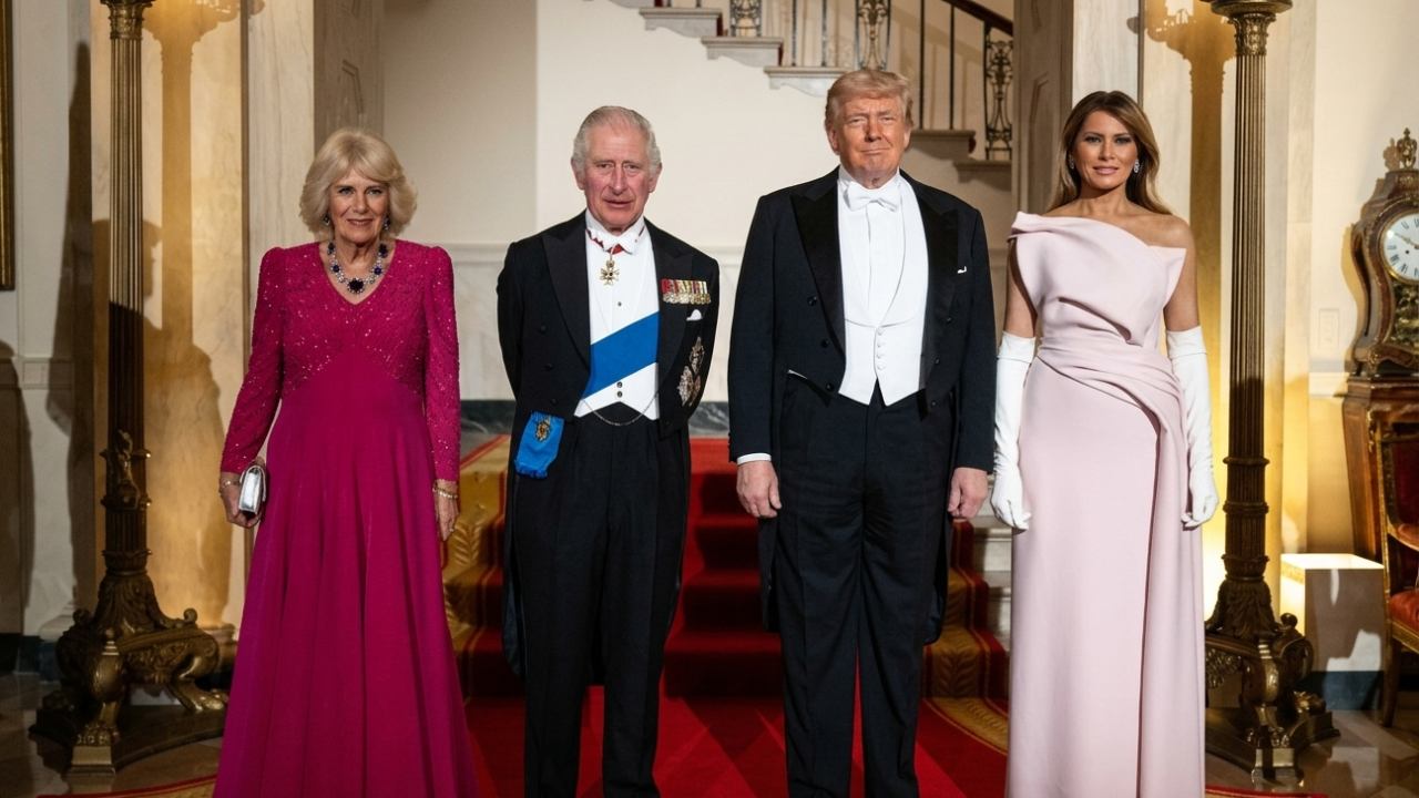 Iran tensions shadow White House state dinner for British royals