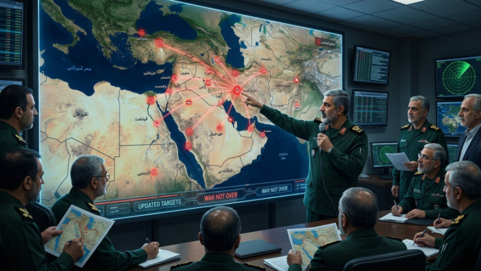Iran says war 'not over,' reveals updated target list